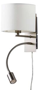 Florens Vägglampa White/Nickel - Lindby