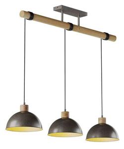 Holgar Taklampa Green/Wood - Lindby