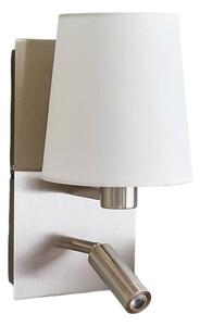 Aiden Vägglampa White/Nickel - Lindby