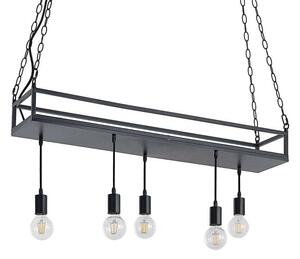 Kirista 5 Taklampa Black - Lindby