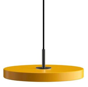 Asteria Mini Taklampa Saffron Yellow/Black Top - UMAGE