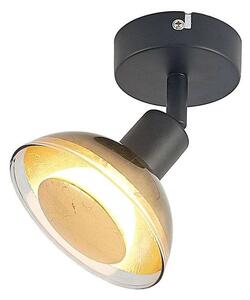 Erin Vägglampa Black/Gold - Lindby