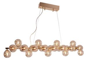 ByRydens 4200960-5503 - Ljuskrona med textilsladd SPLENDOR 25xG9/5W/230V