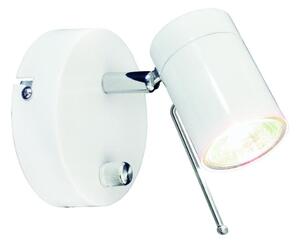 ByRydens 4300190-5002 - Ljusreglerad väggspotlight CORRECT 1xGU10/7W/230V vit