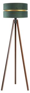 Duolla - Golvlampa DUO 1xE27/60W/230V diameter 44 cm grön/wenge