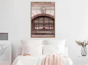 Inramad Poster / Tavla - Chanel - 20x30 Svart ram