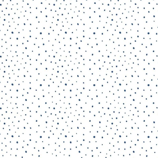 Noordwand Tapet Mondo baby Confetti Dots vit, blå och beige