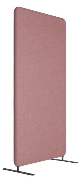 Golvskärm Softline 50, 100x150x5 cm, Ljusrosa