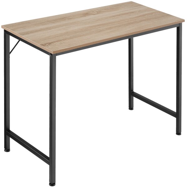 Tectake 404458 skrivbord jenkins - industriellt lätt trä, ek sonoma, 80 cm