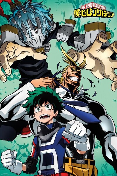 Poster, Affisch My Hero Academia - Collage