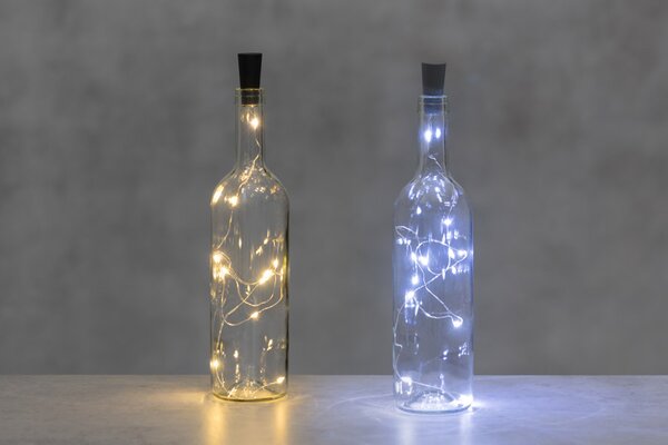 Finn-Lumor Ljusslinga med kork för flaska