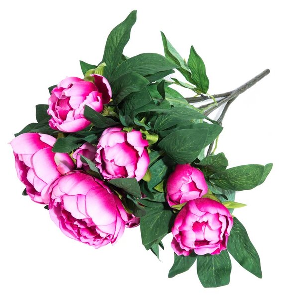 4Living Konstgjord Blombukett Pioner 50 cm - Rosa