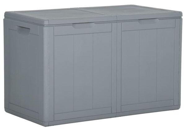 Dynbox 180 liter grå PP