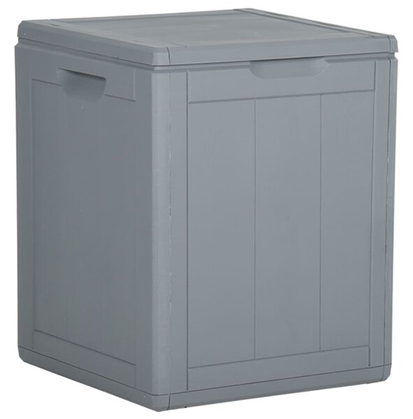 Dynbox 90 liter grå PP