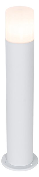 Stående utomhuslampa vit med opalskärm 50 cm - Odense