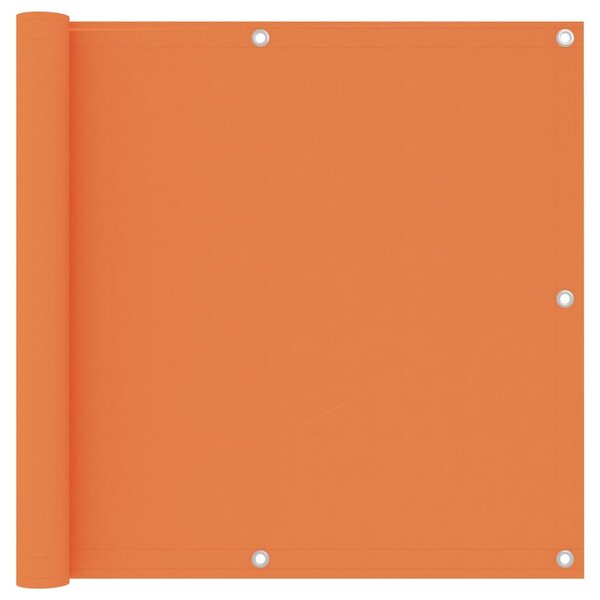Balkongskärm orange 90x300 cm oxfordtyg