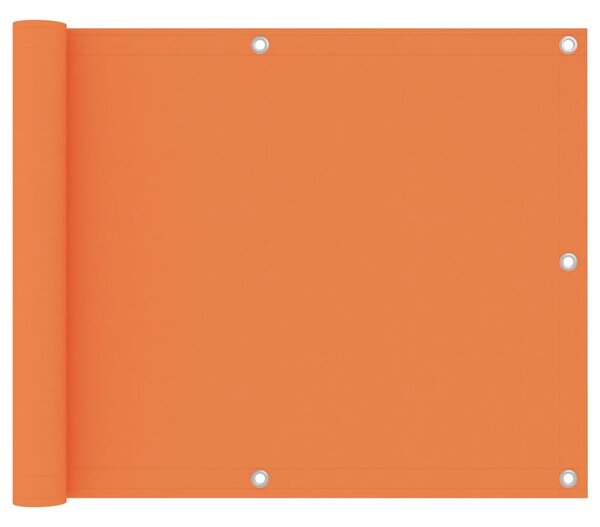 Balkongskärm orange 75x300 cm oxfordtyg