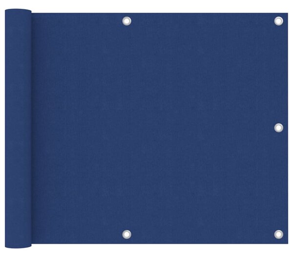 Balkongskärm blå 75x300 cm oxfordtyg