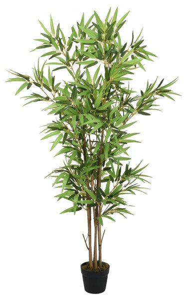 Konstväxt bambu 552 blad 120 cm grön