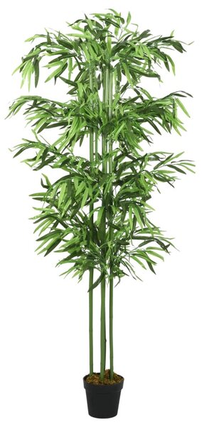Konstväxt bambu 240 blad 80 cm grön
