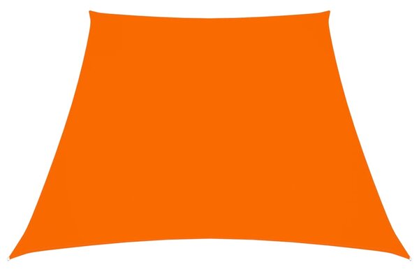 Solsegel oxfordtyg trapets 3/5x4 m orange