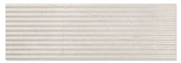 Dekor Kakel Berluzzi Beige Blank-Relief 30x90 cm