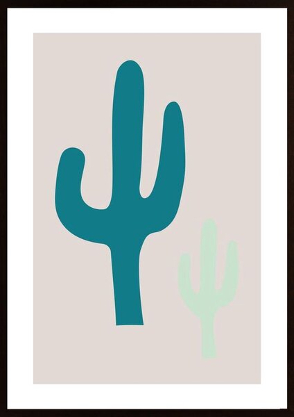 Cactus Beige Poster