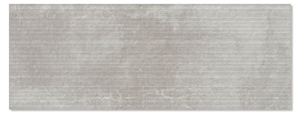 Dekor Kakel Arkstone Grå Matt-Relief 33x90 cm