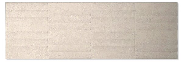 Dekor Kakel Berryroad Wall Beige Matt-Relief 30x90 cm
