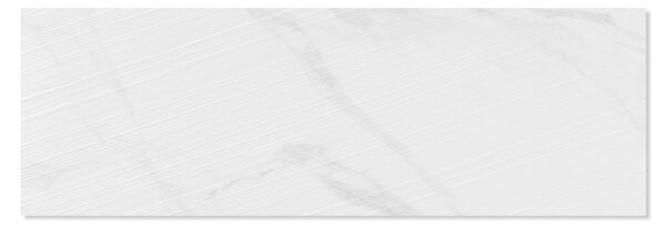 Marmor Kakel Lincoln Vit Blank-Relief 30x90 cm