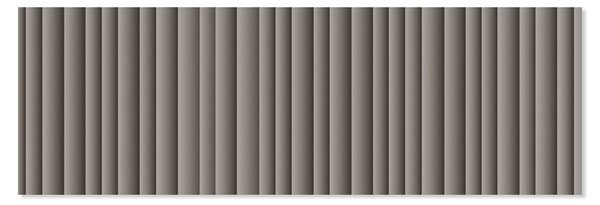 Klinker Braga Mörkgrå Relief Vertikalt 16x52 cm