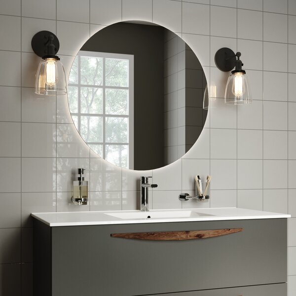 Spegel Leronte med Backlit 90 cm