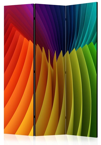 Rumsavdelare / Skärmvägg - Rainbow Wave - 135x172