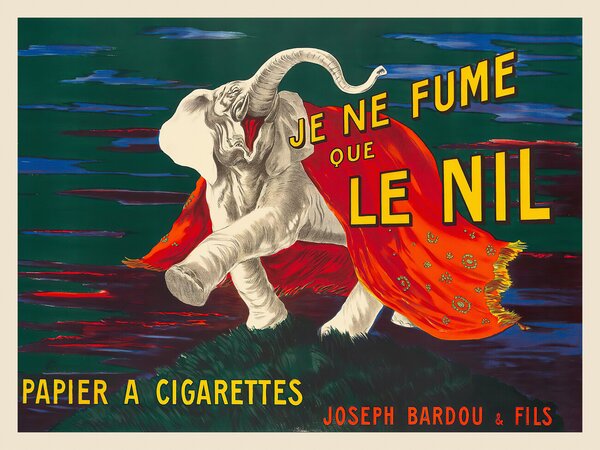 Konsttryck The Nile (Vintage Cigarette Ad) - Leonetto Cappiello, (40 x 30 cm)