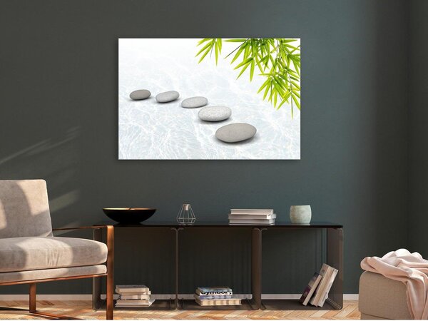 Canvas Tavla - Stone Peace Wide - 90x60