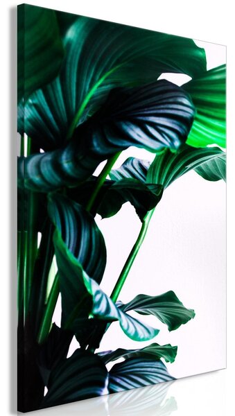 Canvas Tavla - Springy Leaves Vertical - 40x60