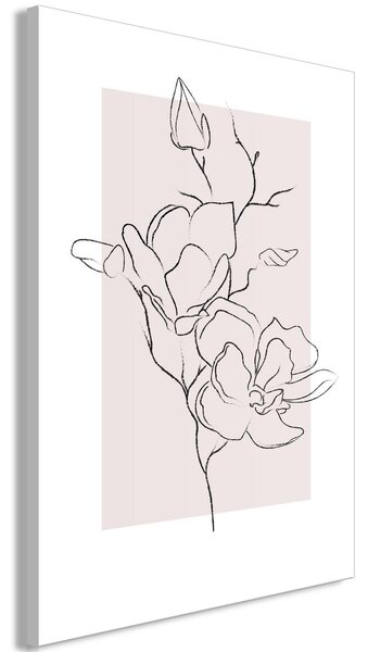 Canvas Tavla - Creamy Magnolia Vertical - 40x60