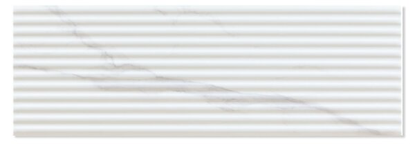 Marmor Kakel Vilalba Vit Blank-Relief 30x90 cm