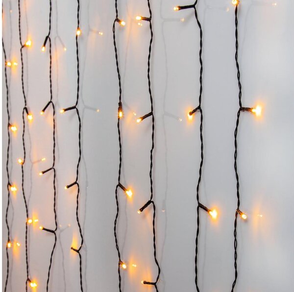 Eglo 410828 - LED Utomhus Christmas curtain GOLDEN 80xLED 1,3m IP44 varm vit