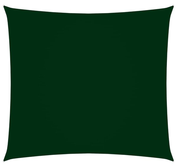 Solsegel oxfordtyg fyrkantigt 2x2 m mörkgrön