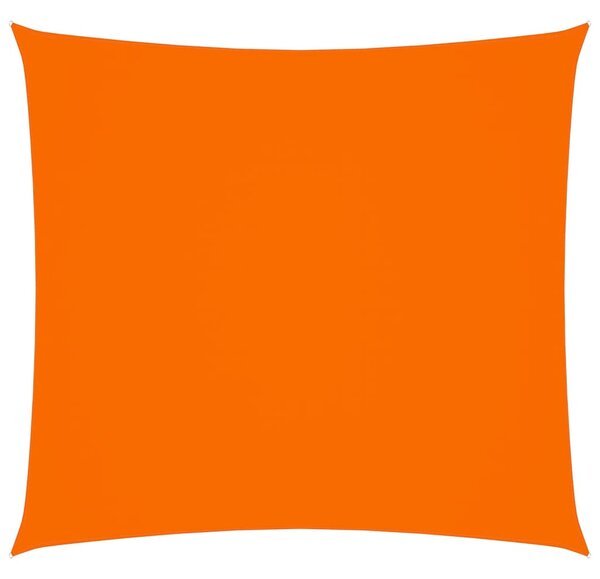 Solsegel oxfordtyg fyrkantigt 4,5x4,5 m orange