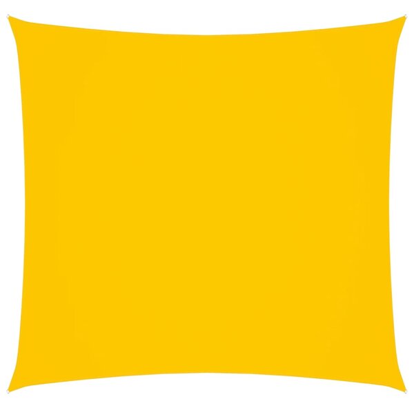 Solsegel oxfordtyg fyrkantigt 4,5x4,5 m gul