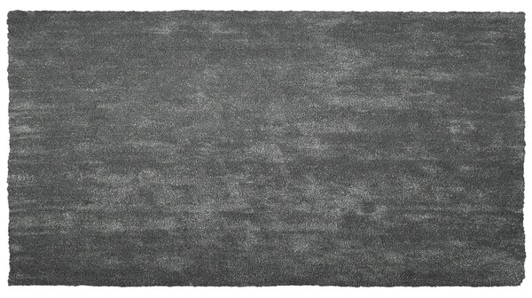 Shaggy Matta Mörkgrå 80 x 150 cm Modern Hög lugg Tuftad Rektangulär matta Beliani
