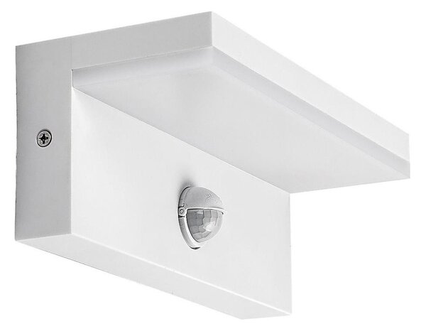 Rabalux 77116-LED vägglampa med sensor för utomhusbruk ZARAGOZA LED/9W/230V IP54 vit
