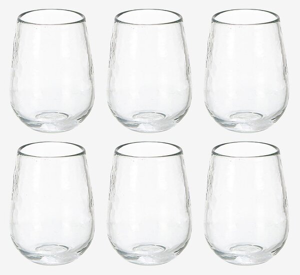 Affari of Sweden - Glas Hyde Ø8 cm 6-pack - Transparent - Dricksglas - Från Homeroom