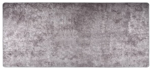 Matta tvättbar 80x300 cm grå halkfri