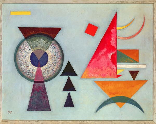 Wassily Kandinsky - Konsttryck Weiches Hart (Soft Hard) 1927, (40 x 30 cm)