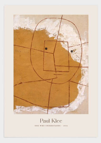 Paul Klee 1934 poster - 21x30