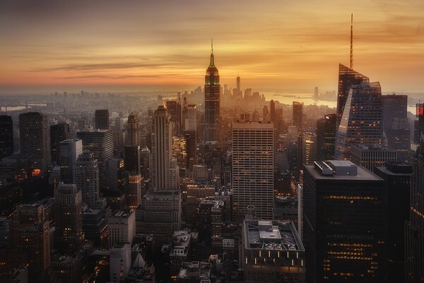 Konstfotografering Manhattan's light, Jorge Ruiz Dueso, (40 x 26.7 cm)