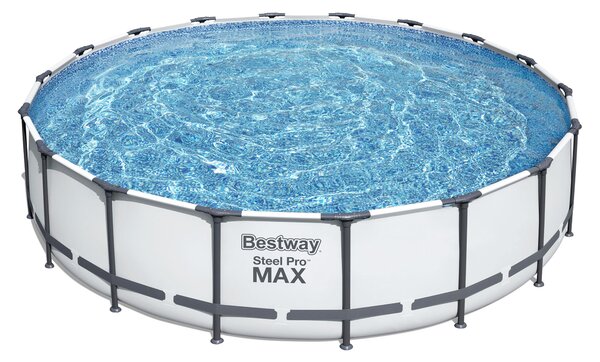 Pool ovan mark Ø5,5m - 122cm djup | Bestway Steel Pro MAX
